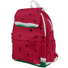 Minimalist Summer Watermelon Wallpaper Top Flap Backpack by Pakjumat