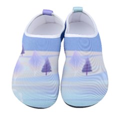 Vector Winter Landscape Sunset Evening Snow Women s Sock-style Water Shoes