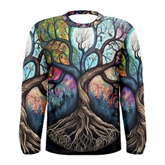 Tree Colourful Men s Long Sleeve T-shirt