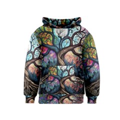 Tree Colourful Kids  Pullover Hoodie