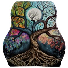 Tree Colourful Car Seat Velour Cushion  by Pakjumat