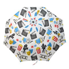 Cinema Icons Pattern Seamless Signs Symbols Collection Icon Folding Umbrellas by Pakjumat