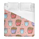 Cute Kawaii Food Seamless Pattern Duvet Cover (Full/ Double Size) View1