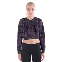 Geometric Art Digital Art Background Cropped Sweatshirt