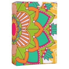 Mandala Patterns Yellow Playing Cards Single Design (rectangle) With Custom Box