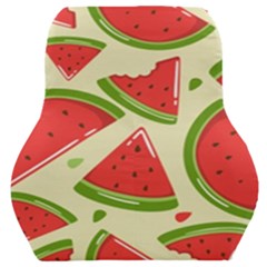 Cute Watermelon Seamless Pattern Car Seat Back Cushion  by Pakjumat