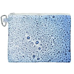 Drop Water Background Macro Splash Rain Drink Canvas Cosmetic Bag (xxl) by Pakjumat