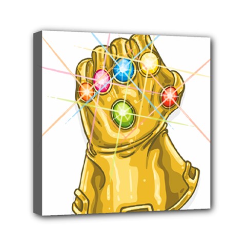 The Infinity Gauntlet Thanos Mini Canvas 6  X 6  (stretched)