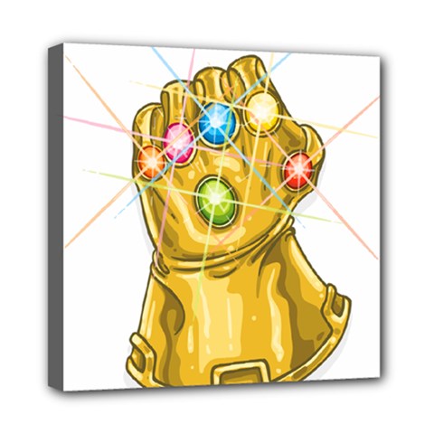 The Infinity Gauntlet Thanos Mini Canvas 8  X 8  (stretched)