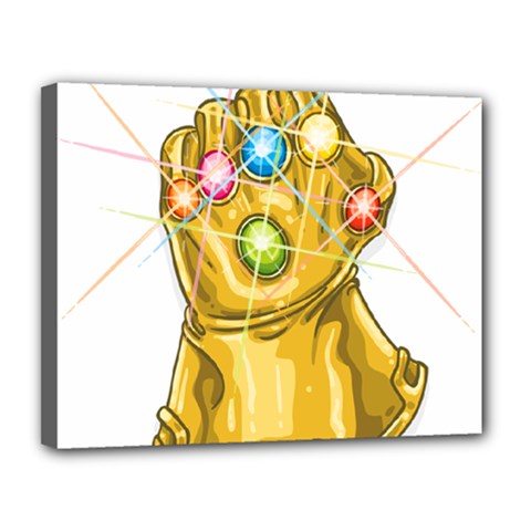 The Infinity Gauntlet Thanos Canvas 14  X 11  (stretched)