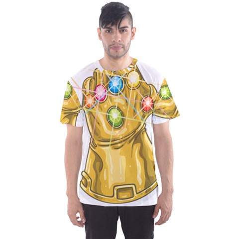 The Infinity Gauntlet Thanos Men s Sport Mesh T-shirt by Maspions