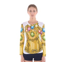 The Infinity Gauntlet Thanos Women s Long Sleeve T-shirt