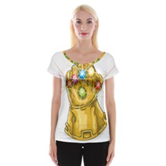 The Infinity Gauntlet Thanos Cap Sleeve Top