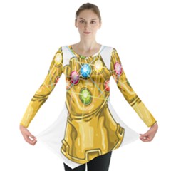 The Infinity Gauntlet Thanos Long Sleeve Tunic  by Maspions