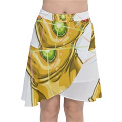 The Infinity Gauntlet Thanos Chiffon Wrap Front Skirt