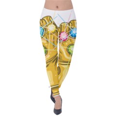 The Infinity Gauntlet Thanos Velvet Leggings