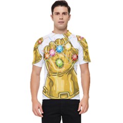 The Infinity Gauntlet Thanos Men s Short Sleeve Rash Guard by Maspions