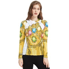 The Infinity Gauntlet Thanos Women s Long Sleeve Rash Guard