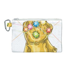 The Infinity Gauntlet Thanos Canvas Cosmetic Bag (medium)