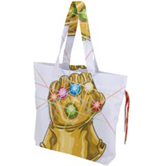 The Infinity Gauntlet Thanos Drawstring Tote Bag