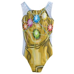 The Infinity Gauntlet Thanos Kids  Cut-out Back One Piece Swimsuit