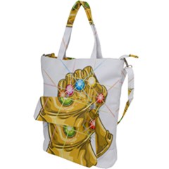 The Infinity Gauntlet Thanos Shoulder Tote Bag by Maspions