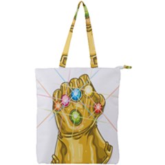 The Infinity Gauntlet Thanos Double Zip Up Tote Bag by Maspions