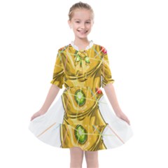 The Infinity Gauntlet Thanos Kids  All Frills Chiffon Dress