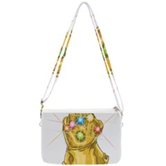 The Infinity Gauntlet Thanos Double Gusset Crossbody Bag by Maspions