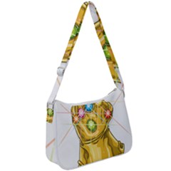 The Infinity Gauntlet Thanos Zip Up Shoulder Bag