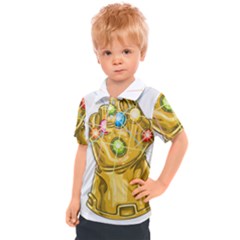 The Infinity Gauntlet Thanos Kids  Polo T-shirt