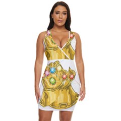 The Infinity Gauntlet Thanos Draped Bodycon Dress