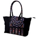 Chartres Cathedral Notre Dame De Paris Stained Glass Canvas Shoulder Bag View1