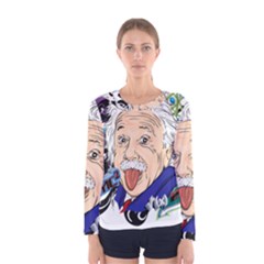 Albert Einstein Physicist Women s Long Sleeve T-shirt