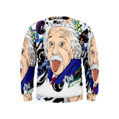 Albert Einstein Physicist Kids  Sweatshirt