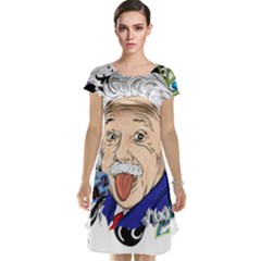 Albert Einstein Physicist Cap Sleeve Nightdress