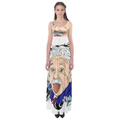 Albert Einstein Physicist Empire Waist Maxi Dress