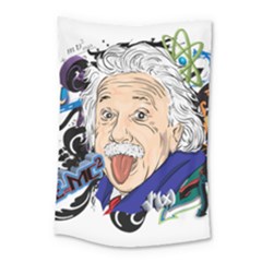 Albert Einstein Physicist Small Tapestry