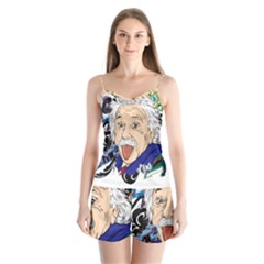 Albert Einstein Physicist Satin Pajamas Set