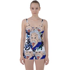 Albert Einstein Physicist Tie Front Two Piece Tankini by Maspions