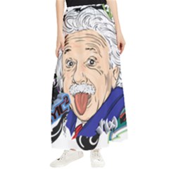 Albert Einstein Physicist Maxi Chiffon Skirt