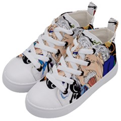 Albert Einstein Physicist Kids  Mid-top Canvas Sneakers