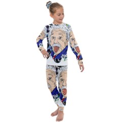 Albert Einstein Physicist Kids  Long Sleeve Set 