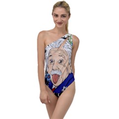 Albert Einstein Physicist To One Side Swimsuit