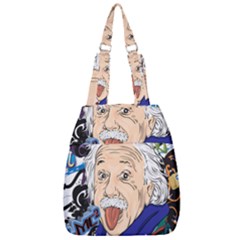 Albert Einstein Physicist Center Zip Backpack by Maspions