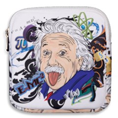 Albert Einstein Physicist Mini Square Pouch