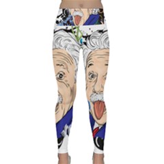 Albert Einstein Physicist Lightweight Velour Classic Yoga Leggings