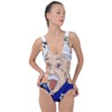 Albert Einstein Physicist Side Cut Out Swimsuit View1