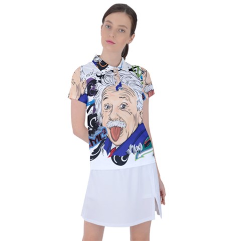 Albert Einstein Physicist Women s Polo T-shirt by Maspions