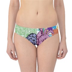 Brain Heart Balance Emotion Hipster Bikini Bottoms